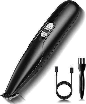 Dog Grooming Kit, Pet Foot Shaver, Low Noise Rechargeable Cordless Pet Hair Trimmer