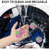 Pet Hair Remover for Laundry, 12Pcs Reusable Pet Hair Remover for Washing Machine, Soft Lint Remover Catcher for Laundry, Bedding, Clothes