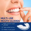 Mouth Guard for Grinding Teeth Professional Dental Night Guard for Teeth Grinding Stops Bruxism & Eliminates Teeth Clenching Teeth 2 Sizes Pack of 4 with high Quality Hygiene Case
