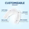 Mouth Guard for Grinding Teeth Professional Dental Night Guard for Teeth Grinding Stops Bruxism & Eliminates Teeth Clenching Teeth 2 Sizes Pack of 4 with high Quality Hygiene Case