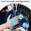 Pet Hair Remover for Laundry, 12Pcs Reusable Pet Hair Remover for Washing Machine, Soft Lint Remover Catcher for Laundry, Bedding, Clothes