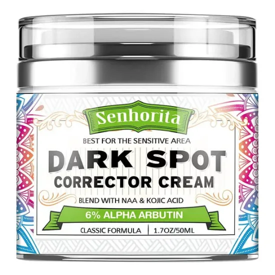 Dark Spot Remover for Face, Body and Sensitive areas - Natural Skincare for Underarms, Elbows & Privates - Dark Spot Corrector with Licorice, Mulberry Extract Arbutin, 1.7OZ