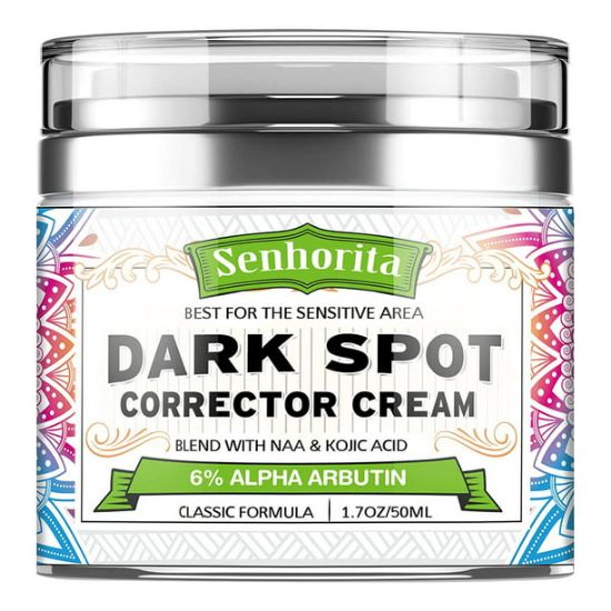 Picture of Dark Spot Remover for Face, Body and Sensitive areas - Natural Skincare for Underarms, Elbows & Privates - Made in USA - Dark Spot Corrector with Licorice, Mulberry Extract Arbutin, 1.7OZ