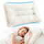 Picture of Bed Pillow, Soft and Supportive, Pillow Filled with Latex Particles, White