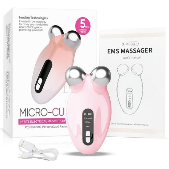 Picture of Microcurrent Facial Device, USB Rechargeable Face Massager/Face Sculpting Tool/Face Lift Device, Anti Aging, Skin Tightening & Rejuvenation