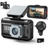 Picture of Dash Cam Front 4K and Rear 1080P Ussunny Dual Dash Camera for Cars with 3-inch Touchscreen, WDR, Night Vision, GPS, 170°Wide Angle Dashboard Camera Recorder, Support 256GB Max