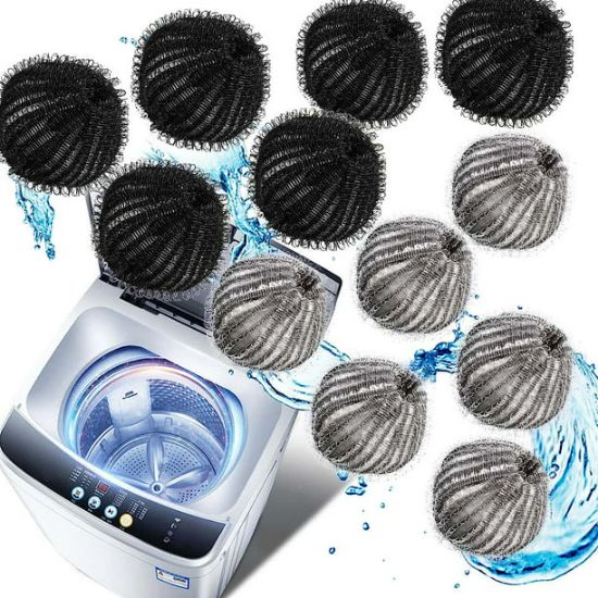 Picture of Pet-Hair-Remover-for-Laundry Pet-Hair-Catcher Lint-Remover-for-Washing-Machine Dog-Hair-Remover 12PCS
