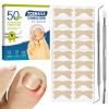 Picture of Ingrown Toenail Treatment, Ingrown Toenail Corrector Strips, Professional & Safe & Efficient, for Paronychia Caused by Ingrown Toenail, 50 Pcs, with 2 professional pedicure tools