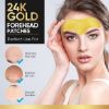 Picture of Forehead Wrinkle Patches, 24K Gold Collagen Facial Patches, Smoothing and Moisturizing T-Zone Wrinkles, Fine Lines, 10PCS Anti-Wrinkle Patch