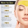Picture of Forehead Wrinkle Patches, 24K Gold Collagen Facial Patches, Smoothing and Moisturizing T-Zone Wrinkles, Fine Lines, 10PCS Anti-Wrinkle Patch