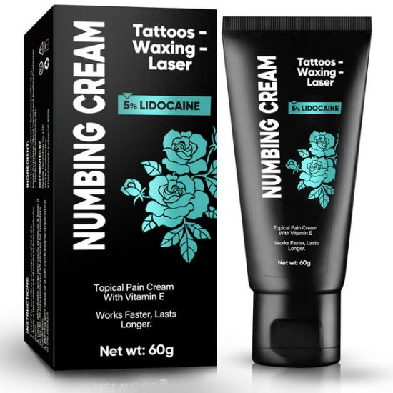 Picture of Body Piercing Numbness Cream Soothing Cream for Tattoos Eyebrow Tattoos for Real Time Relieves of Local Discomfort
