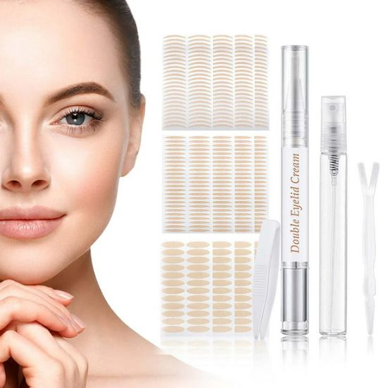 Picture of Eyelid Tape, Eyelid Lifter Strips, Invisible & Waterproof, for Droopy Eyelids & Hooded Eyelids & Single Eyelids & Uneven Mono Eyelids, New Upgrade, 600 PCS
