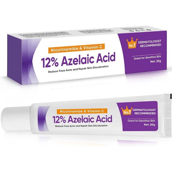 Azelaic Acid 10% Facial Serum,Skin Brightening Hyaluronic Acid and Niacinamide, Redness Relief, Fade and Repair Dark Spots