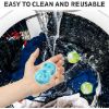 Pet Hair Remover for Laundry, 12Pcs Reusable Pet Hair Remover for Washing Machine, Soft Lint Remover Catcher for Laundry, Bedding, Clothes