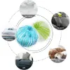 Pet Hair Remover for Laundry, 12Pcs Reusable Pet Hair Remover for Washing Machine, Soft Lint Remover Catcher for Laundry, Bedding, Clothes