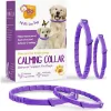 Dogs Calming Collar, 4Pcs Lasts 60 Days Relieve Reduce Anxiety or Stress, 2Pcs 15 Inches and 2Pcs 27.5 Inches Adjustable Pheromones Calming Collars for All Small Medium and Large Dog