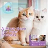 Picture of Cat Pheromones Calming Diffuser, Cat Calming Diffuser Starter Kit with Diffuser Head and 2pcs 48ml Vial, Efficient Relieve Anxiety Stress, 60 Days Use