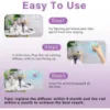 Picture of Cat Pheromones Calming Diffuser, Cat Calming Diffuser Starter Kit with Diffuser Head and 2pcs 48ml Vial, Efficient Relieve Anxiety Stress, 60 Days Use
