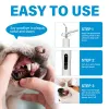Picture of Dog Tooth Brushing Kit, 5 Modes Pet Ultrasonic Toothbrush Cleaner, Teeth Cleaning Kit for Tartar and Stains - Suitable for Dogs and Cats